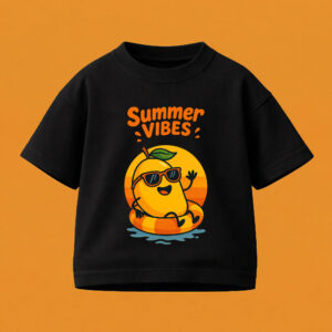 تيشرت اسود صيفى قطن 100% مطبوع